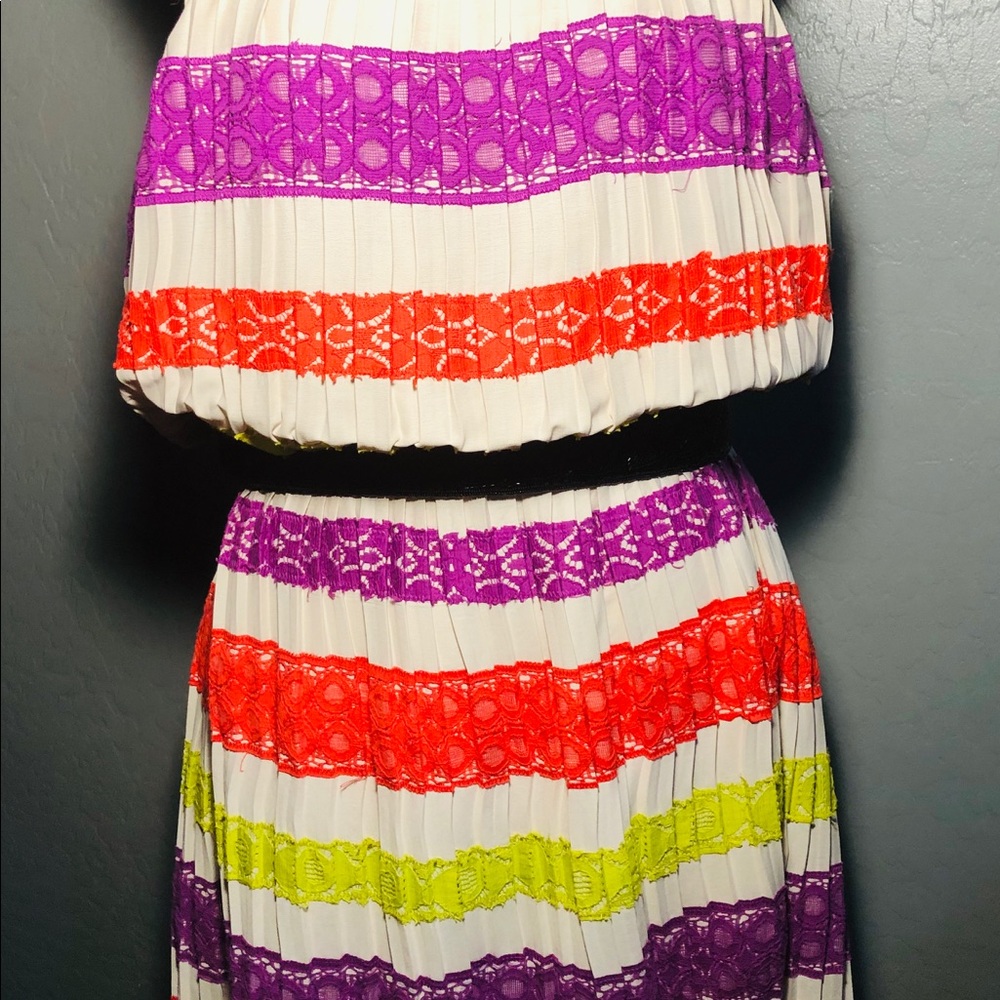 NWT BCBG Women’s Pleaded Strapless Short Dress